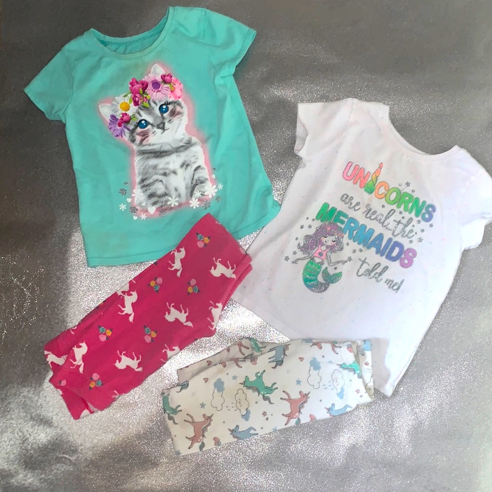 2 sets of pajamas